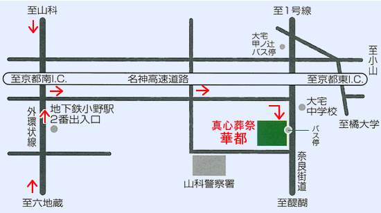交通アクセス地図